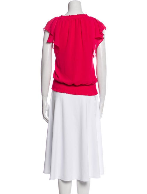 Ramy Brook V-Neck Short Sleeve Top