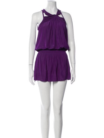 Ramy Brook Halterneck Mini Dress