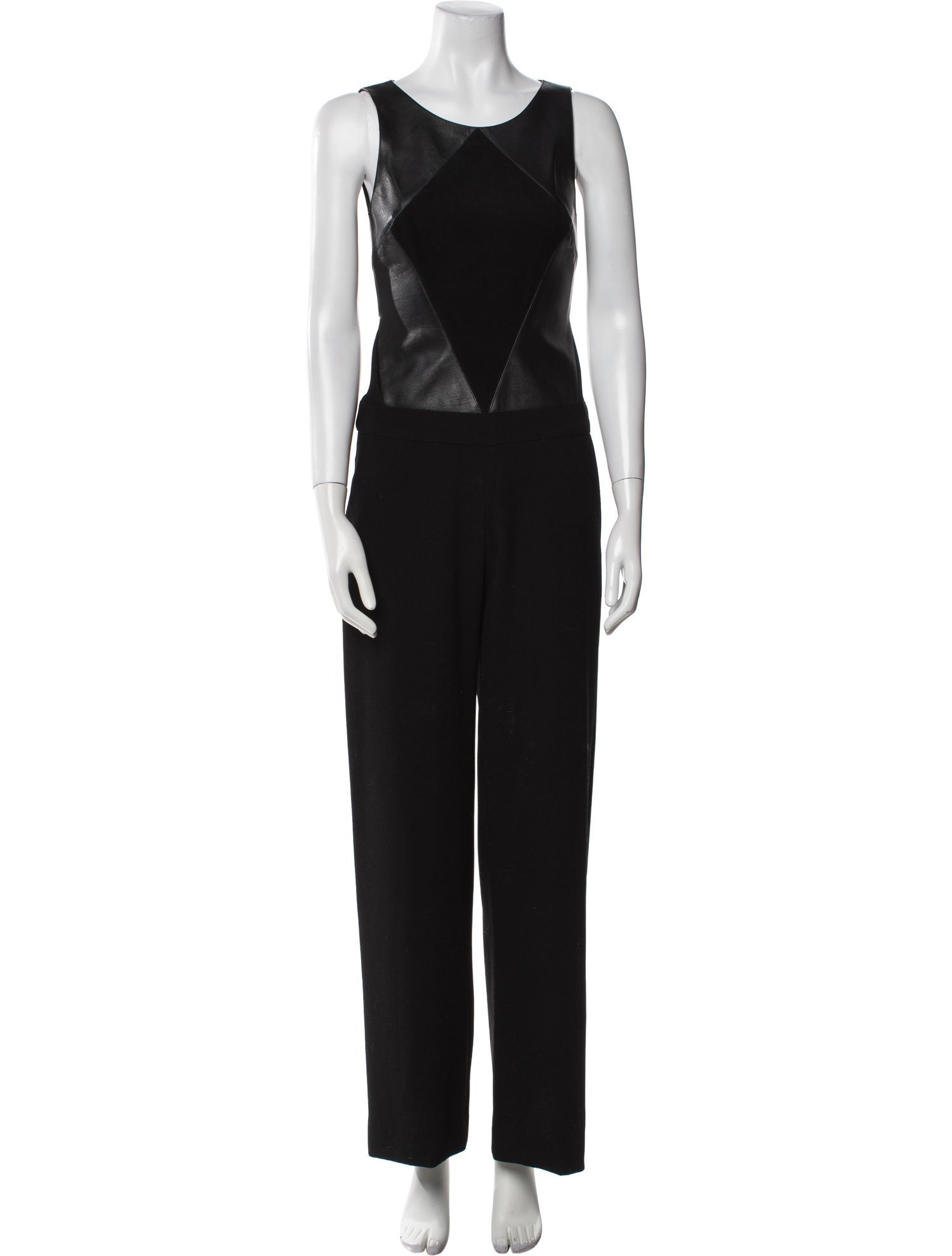 Ramy Brook Suede Scoop Neck Jumpsuit