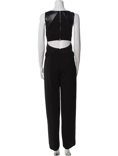 Ramy Brook Suede Scoop Neck Jumpsuit
