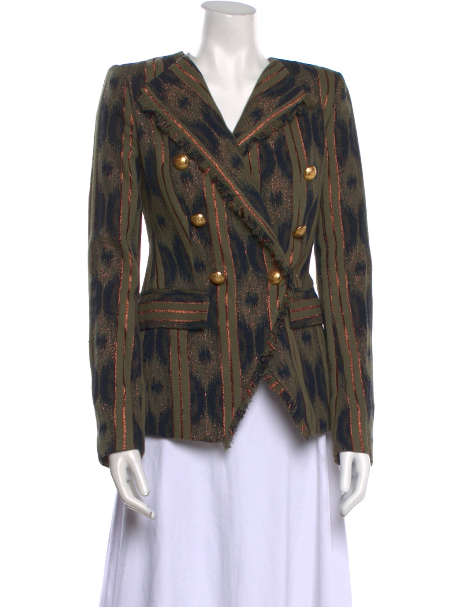 Ramy Brook Printed V-Neck Blouse