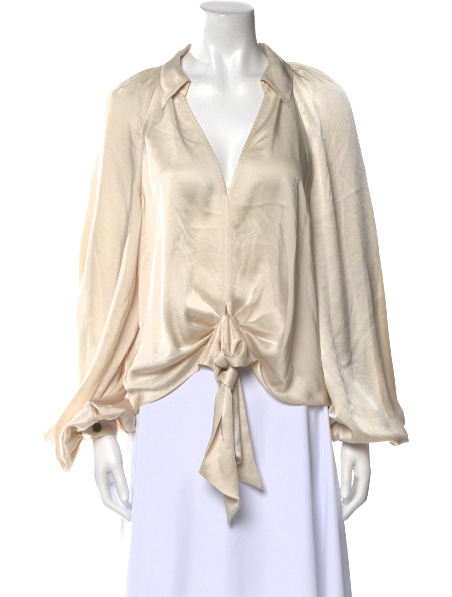 Ramy Brook V-Neck Long Sleeve Blouse