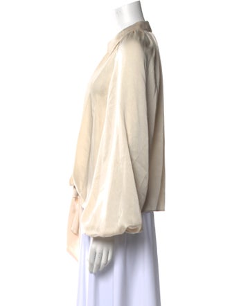 Ramy Brook V-Neck Long Sleeve Blouse