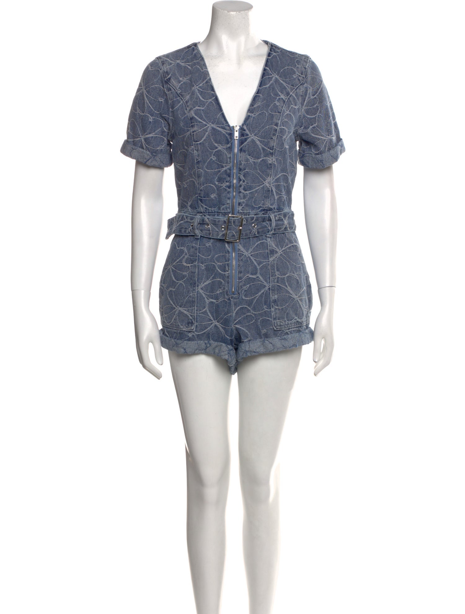 Ramy Brook Plunge Neckline Romper