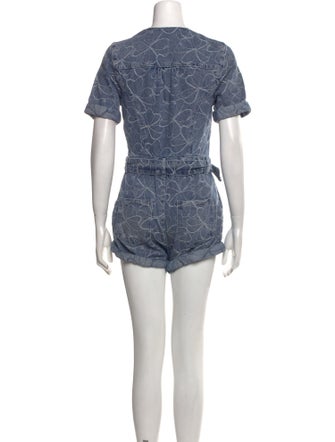 Ramy Brook Plunge Neckline Romper