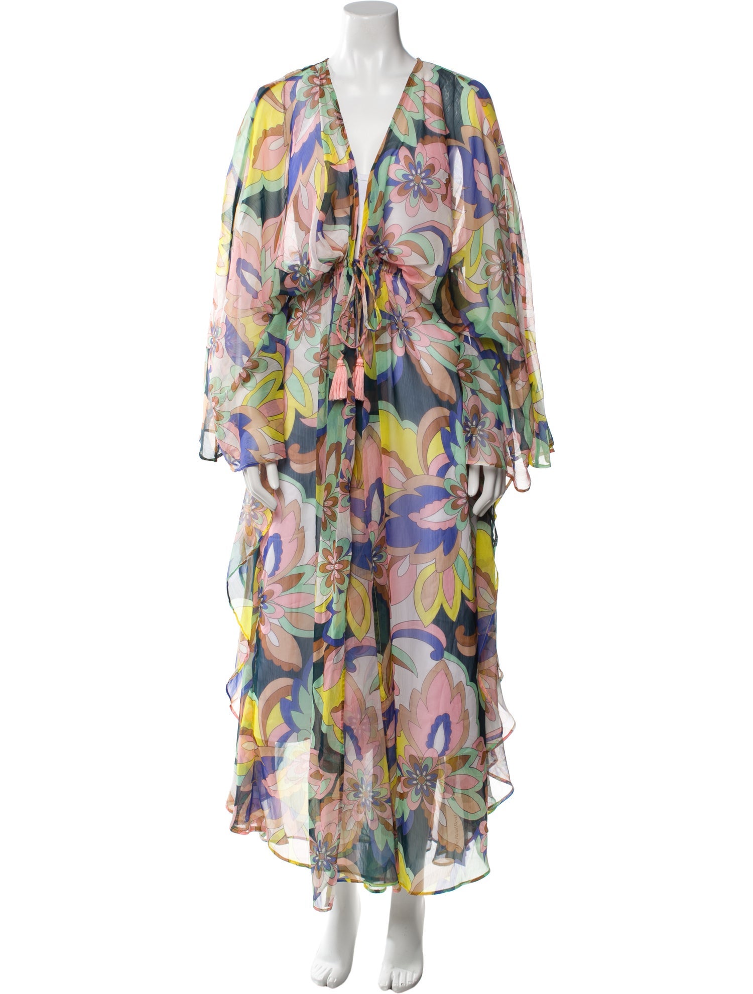 Ramy Brook Floral Print Trench Coat