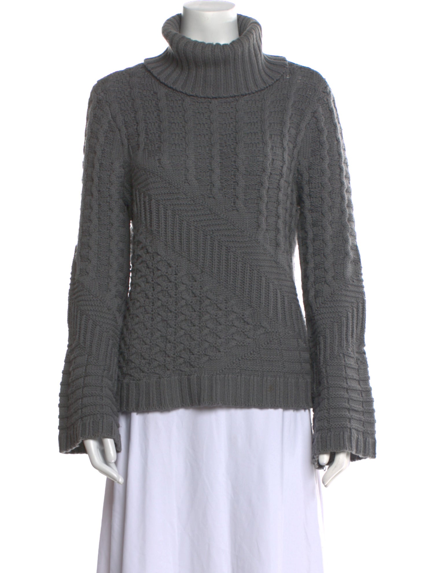 Ramy Brook Merino Wool Turtleneck Sweater