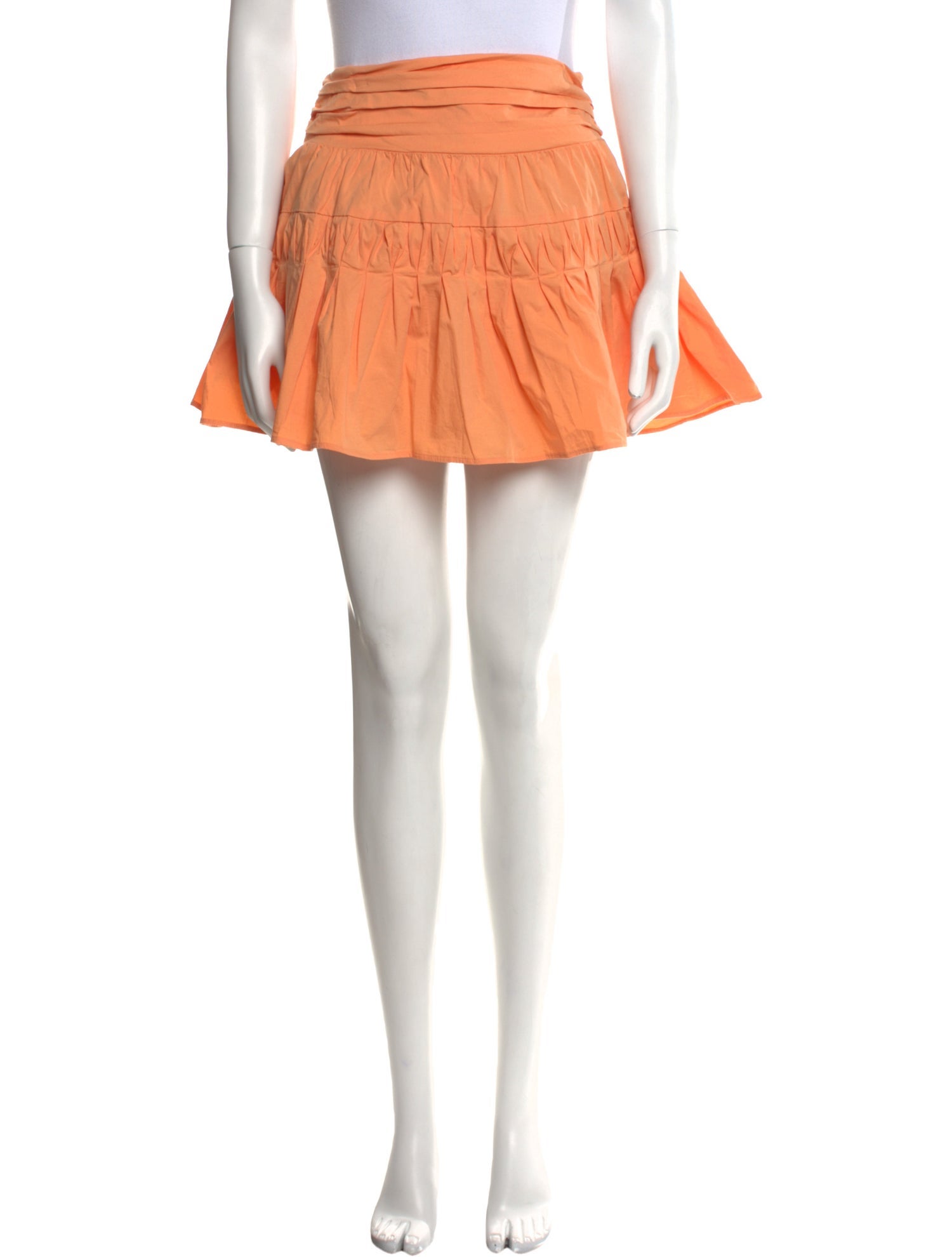 Ramy Brook Pleated Accents Mini Skirt