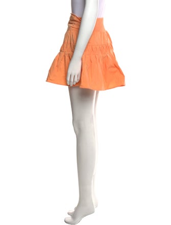 Ramy Brook Pleated Accents Mini Skirt