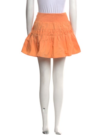 Ramy Brook Pleated Accents Mini Skirt