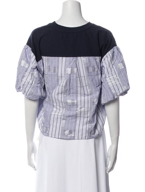 Ramy Brook Crew Neck Short Sleeve Crop Top