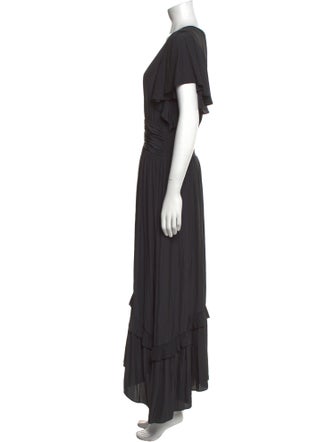 Ramy Brook V-Neck Long Dress