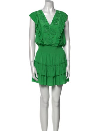 Ramy Brook V-Neck Mini Dress