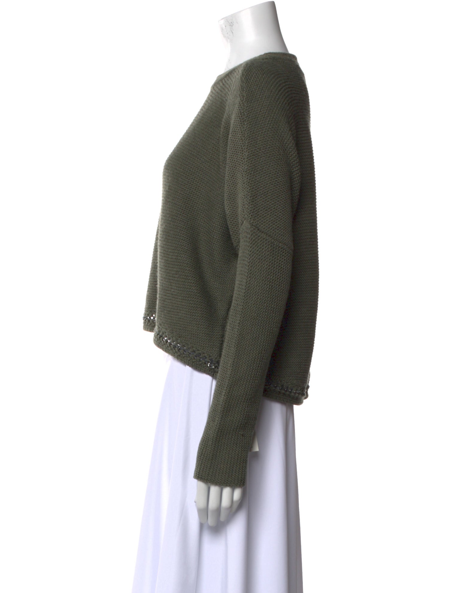 Ramy Brook Merino Wool Crew Neck Sweater
