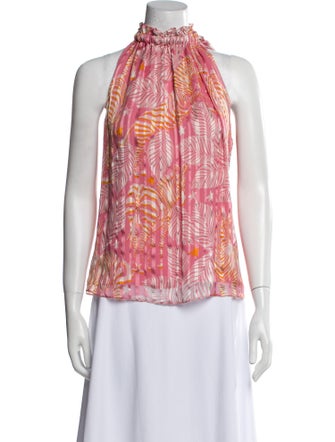 Ramy Brook Silk Printed Blouse