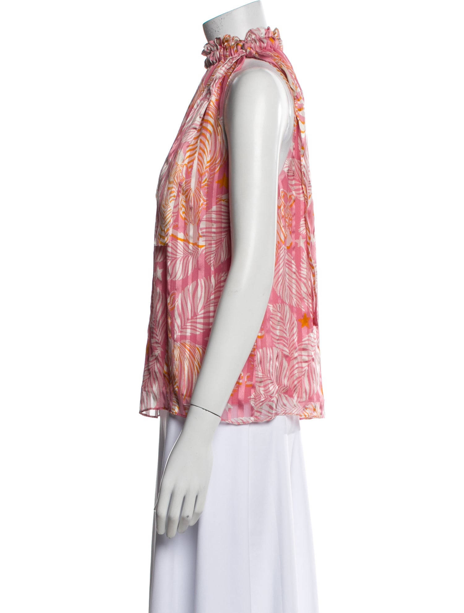 Ramy Brook Silk Printed Blouse