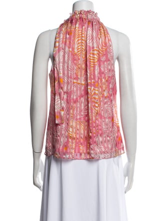 Ramy Brook Silk Printed Blouse