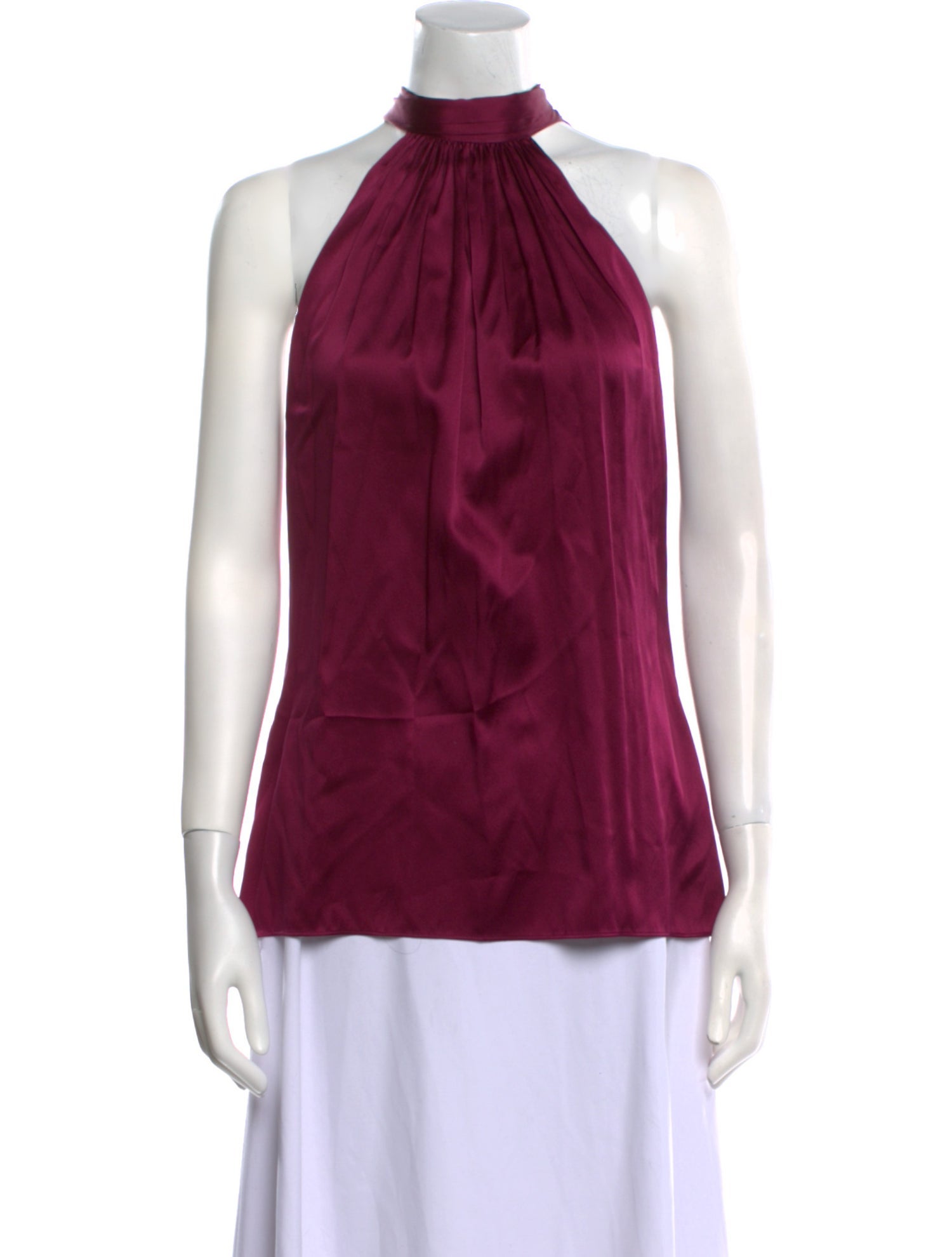 Ramy Brook Mock Neck Sleeveless Blouse