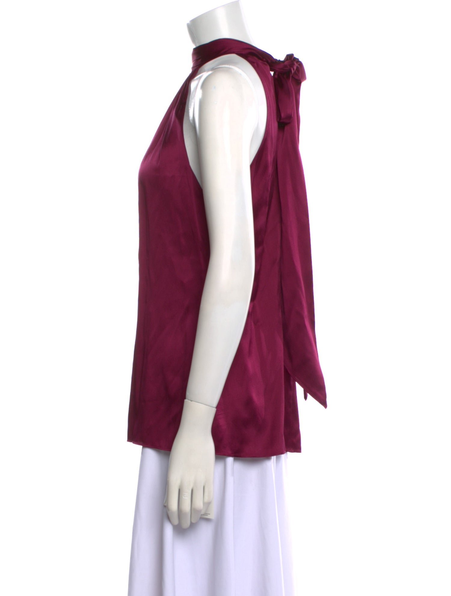 Ramy Brook Mock Neck Sleeveless Blouse