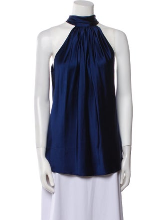 Ramy Brook Silk Halterneck Blouse