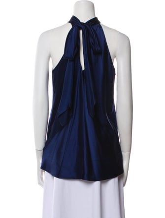 Ramy Brook Silk Halterneck Blouse