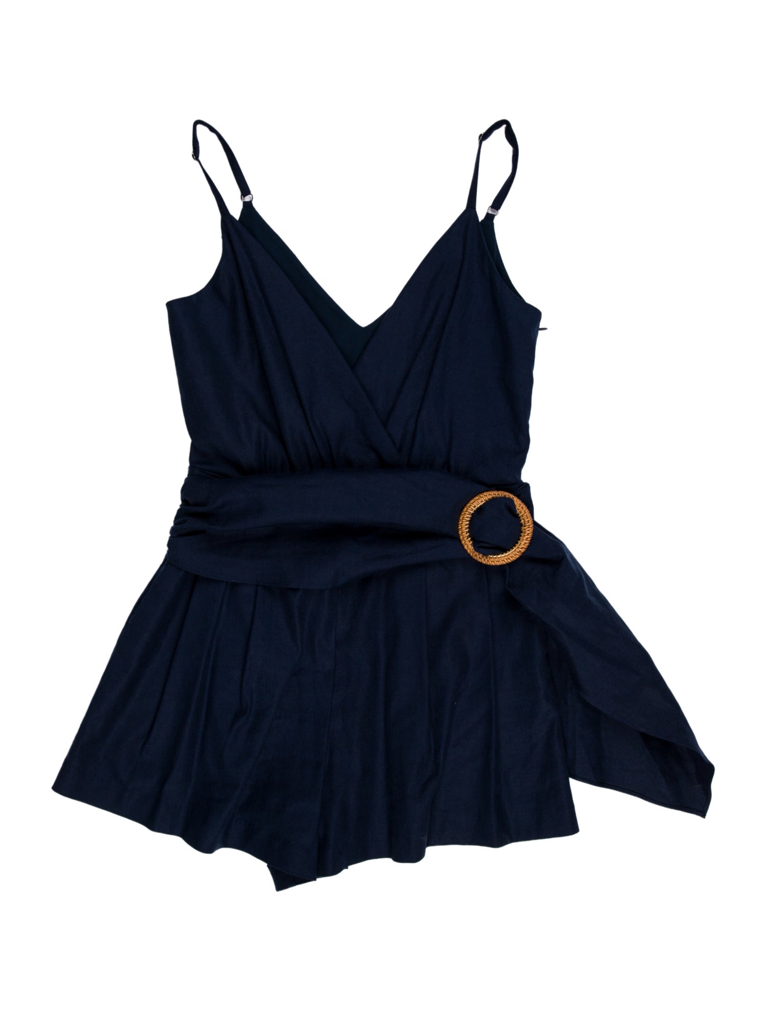 Ramy Brook Linen V-Neck Romper