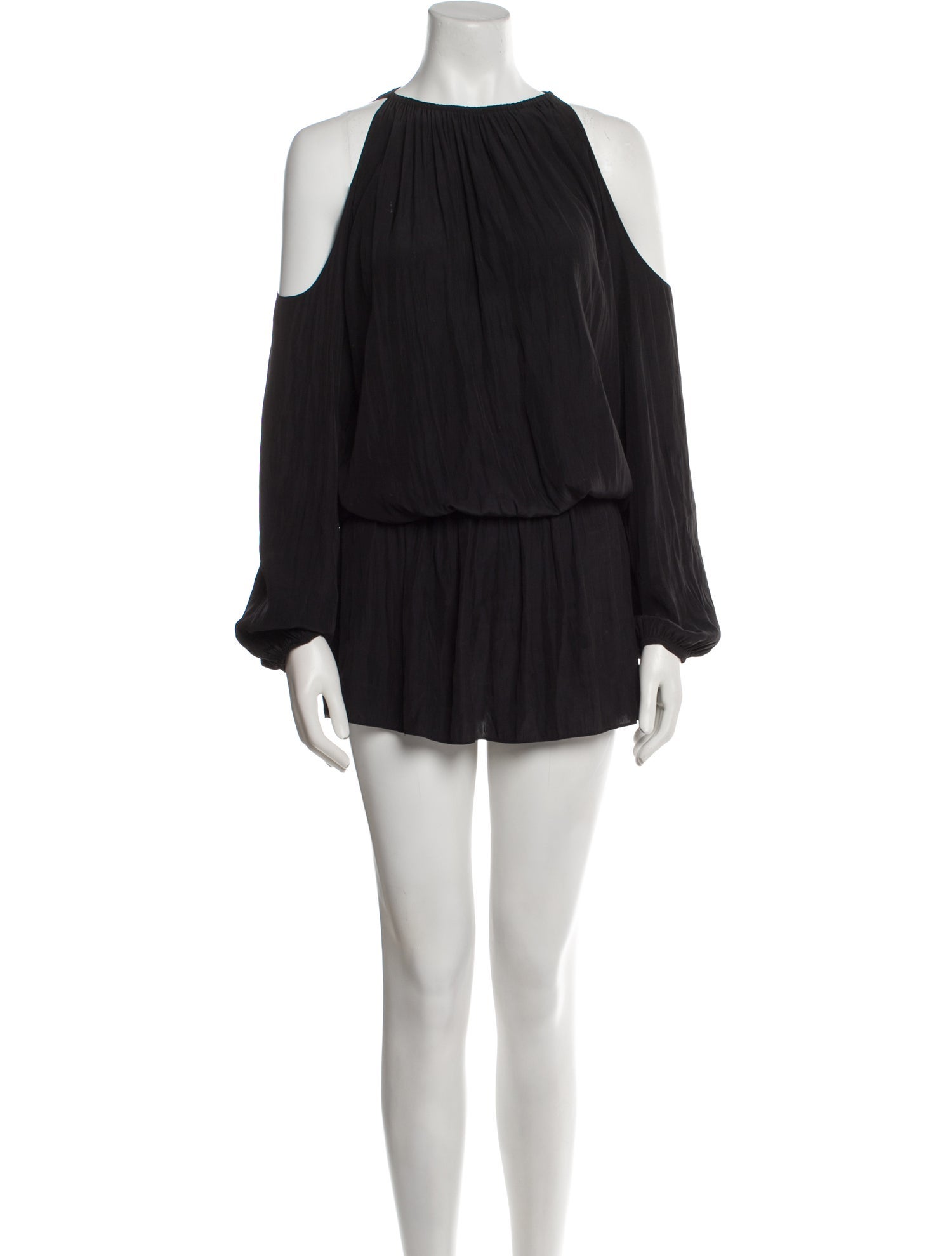 Ramy Brook Bateau Neckline Mini Dress