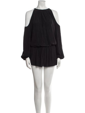 Ramy Brook Bateau Neckline Mini Dress