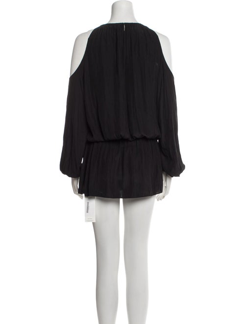 Ramy Brook Bateau Neckline Mini Dress