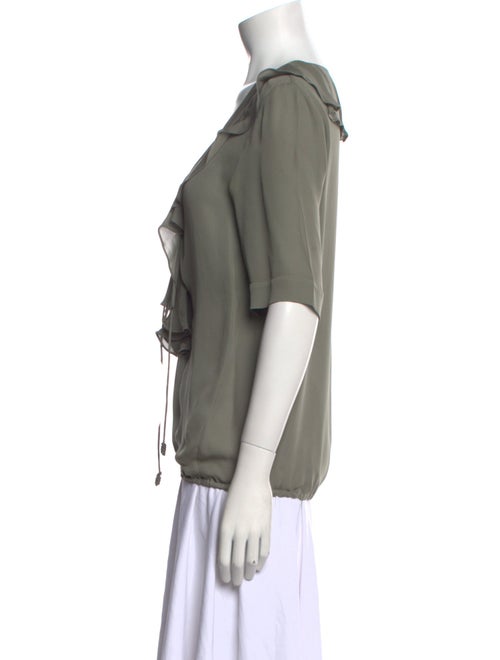 Ramy Brook Silk V-Neck Blouse