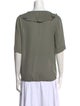 Ramy Brook Silk V-Neck Blouse