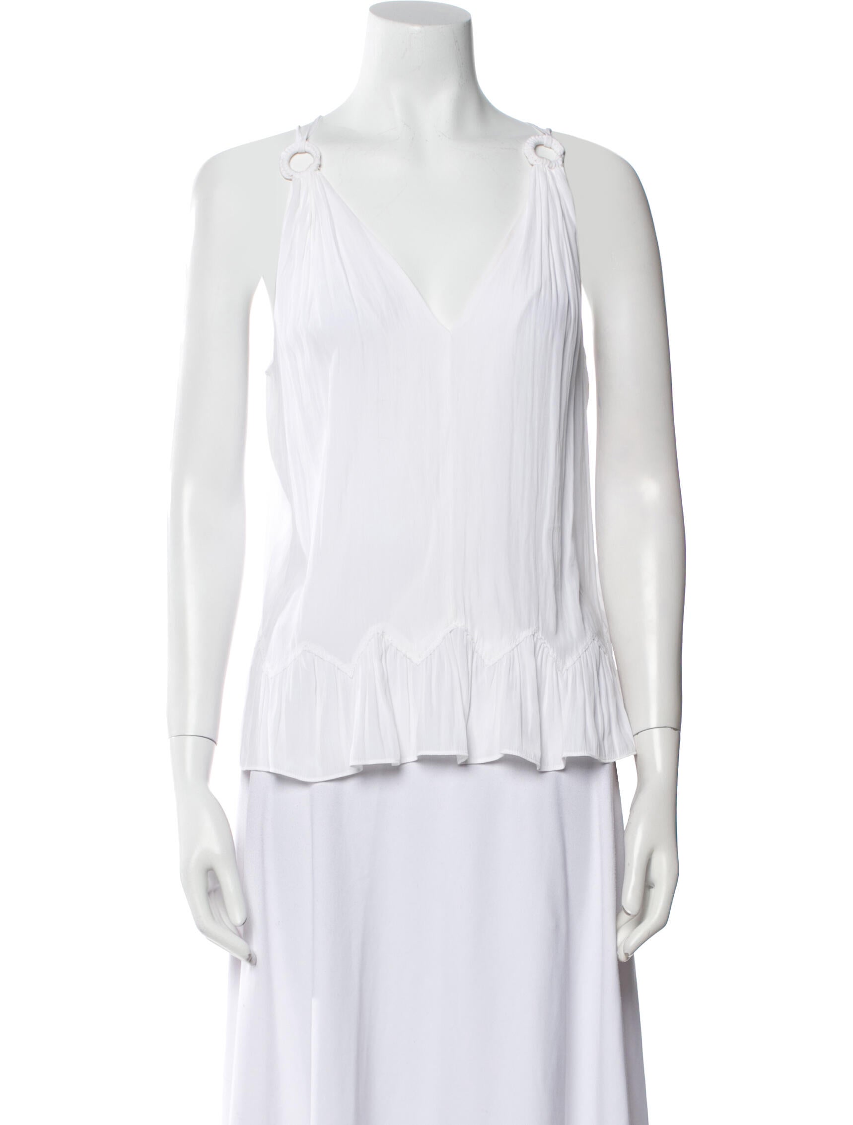 Ramy Brook V-Neck Sleeveless Top
