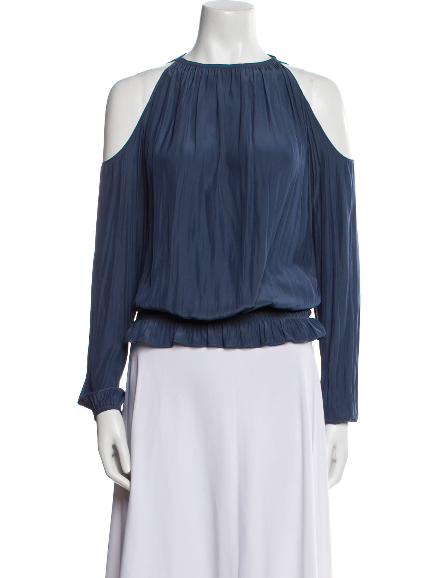Ramy Brook Off-The-Shoulder Long Sleeve Blouse