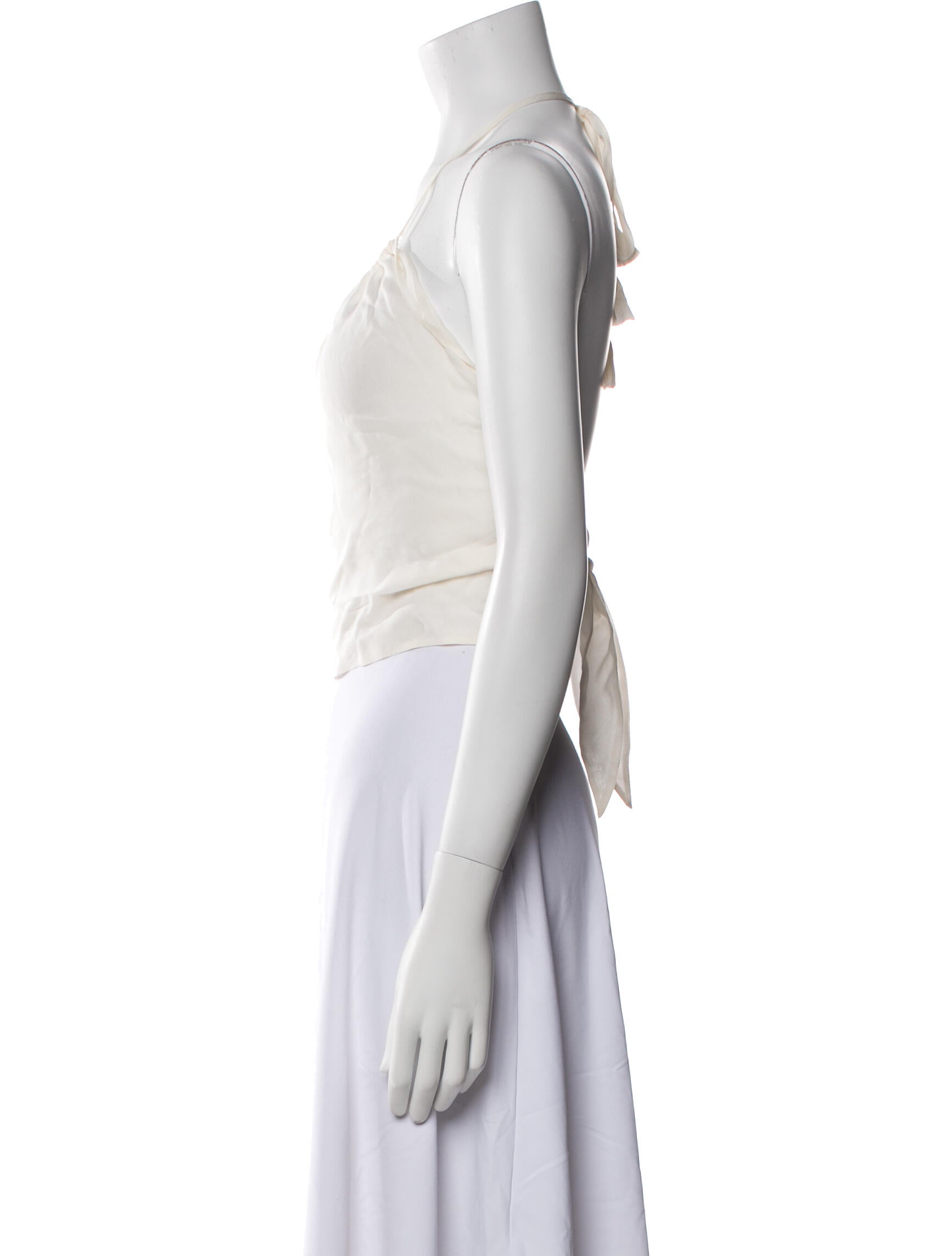 Ramy Brook Halterneck Sleeveless Crop Top