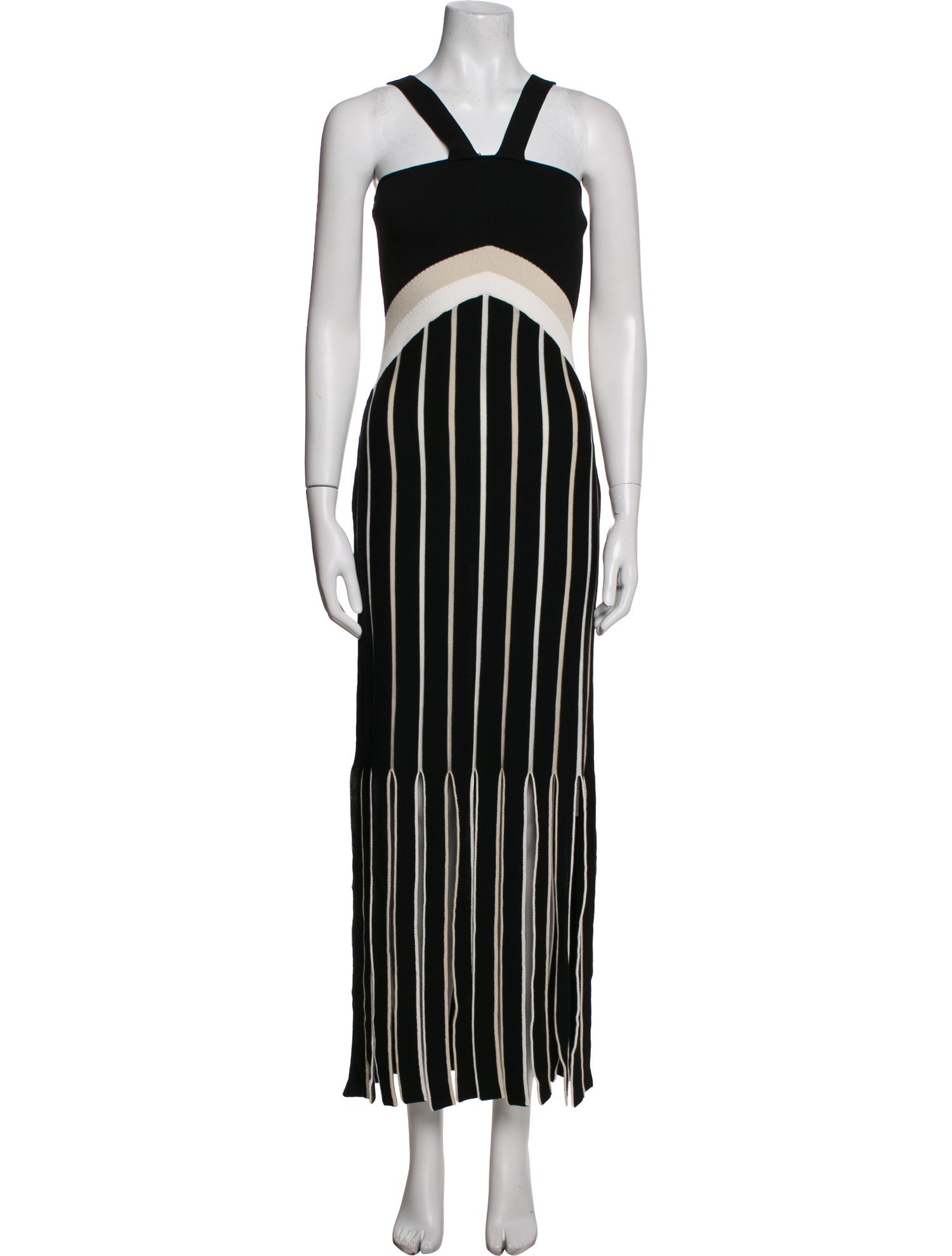 Ramy Brook Striped Knee-Length Dress