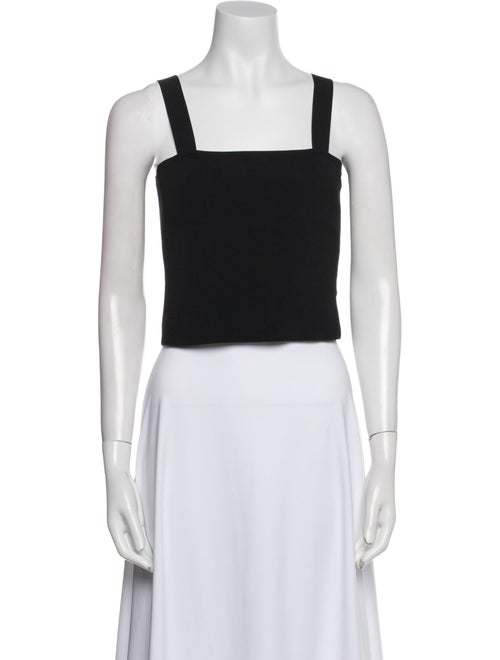 Ramy Brook Square Neckline Sleeveless Crop Top