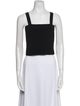 Ramy Brook Square Neckline Sleeveless Crop Top