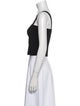 Ramy Brook Square Neckline Sleeveless Crop Top