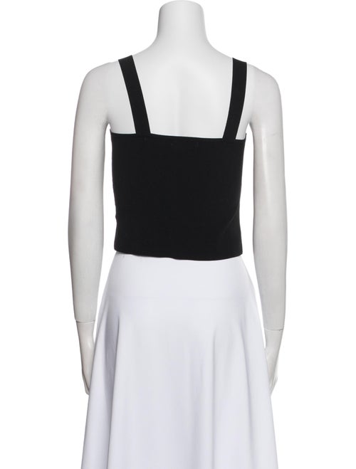 Ramy Brook Square Neckline Sleeveless Crop Top