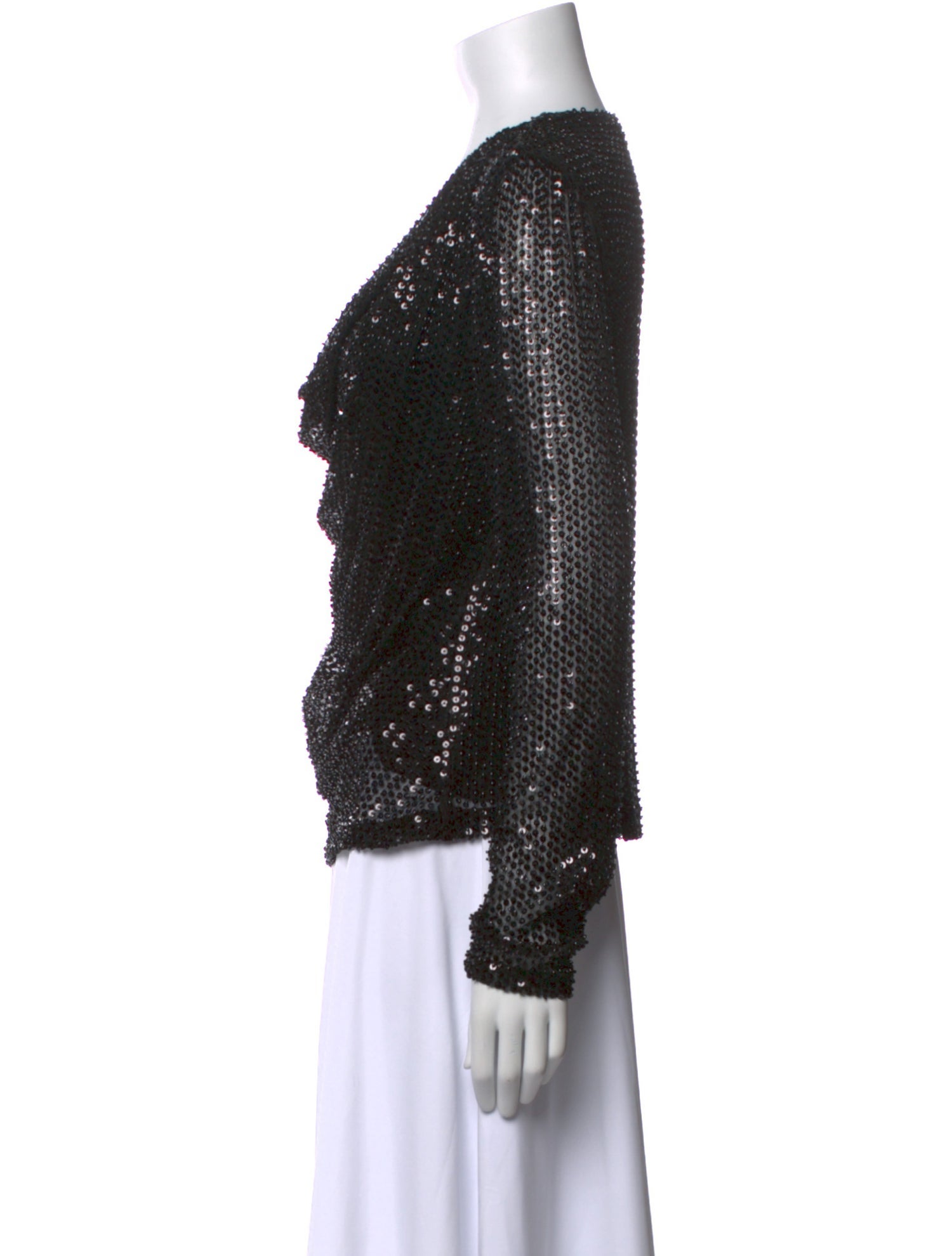 Ramy Brook Cowl Neck Long Sleeve Blouse w/ Tags