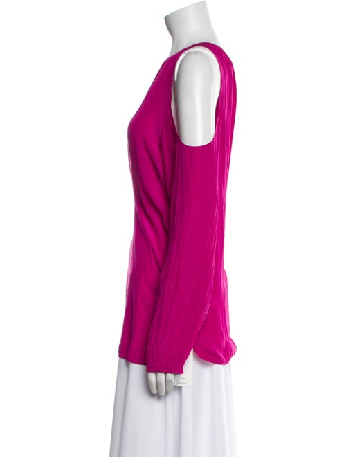 Ramy Brook Bateau Neckline Long Sleeve Blouse