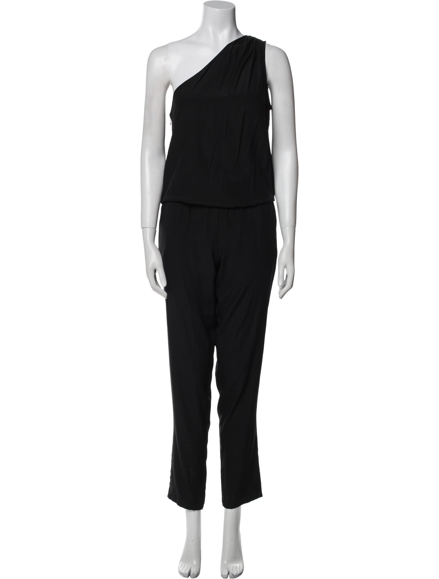 Ramy Brook Silk One-Shoulder Jumpsuit