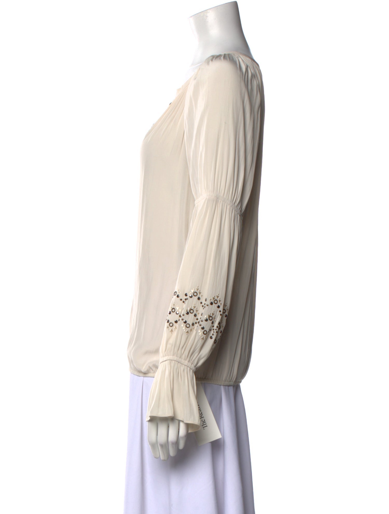 Ramy Brook V-Neck Long Sleeve Blouse