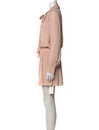 Ramy Brook Tie Neck Mini Dress