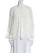 Ramy Brook Crew Neck Long Sleeve Blouse