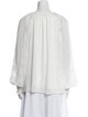 Ramy Brook Crew Neck Long Sleeve Blouse