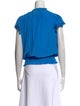 Ramy Brook Mock Neck Short Sleeve Blouse