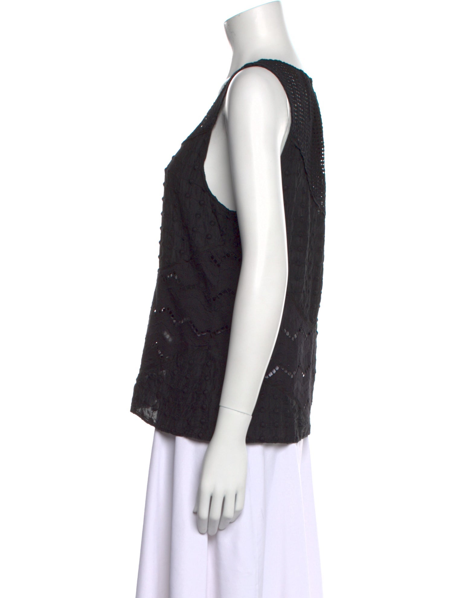 Ramy Brook Scoop Neck Sleeveless Top