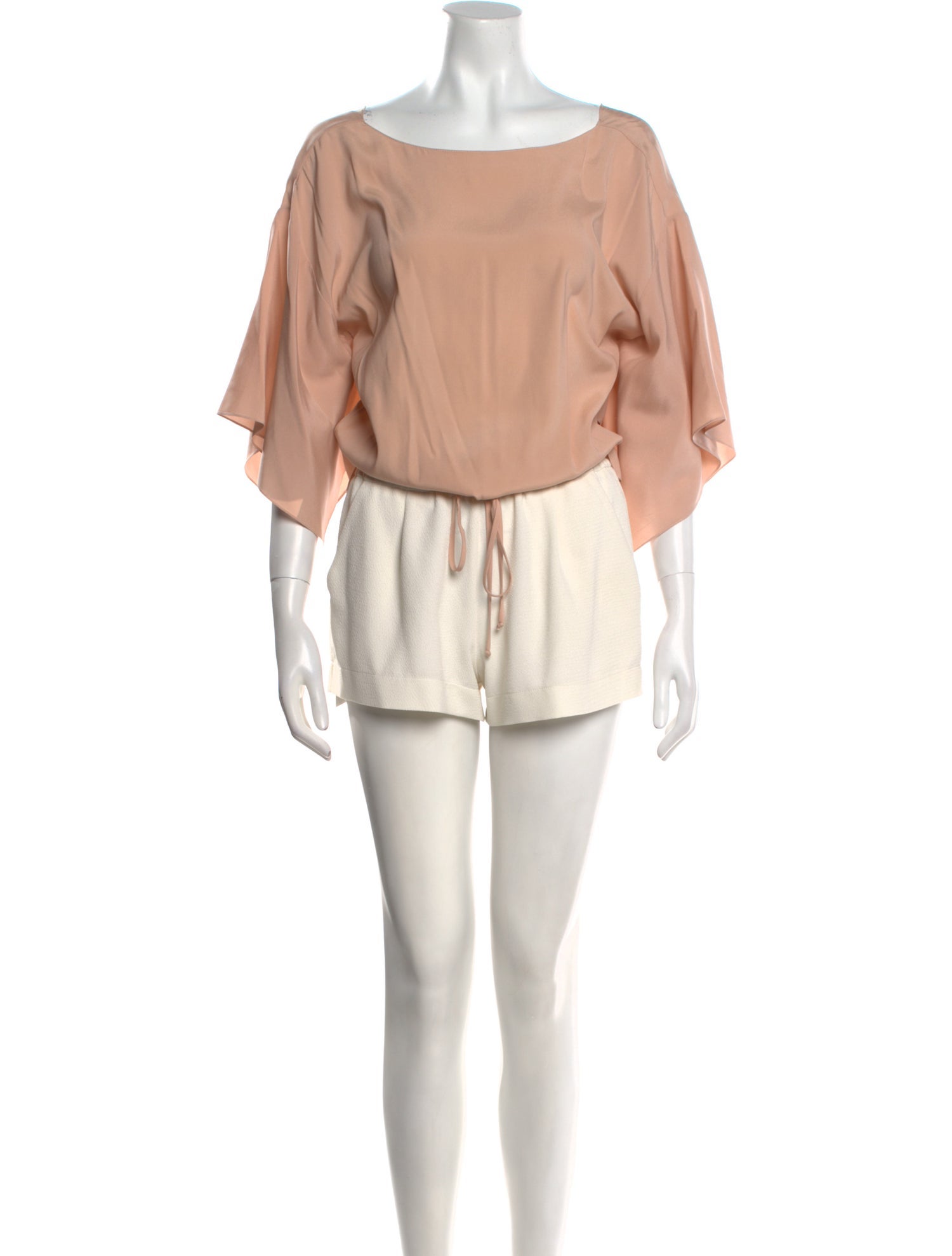 Ramy Brook Silk Scoop Neck Romper