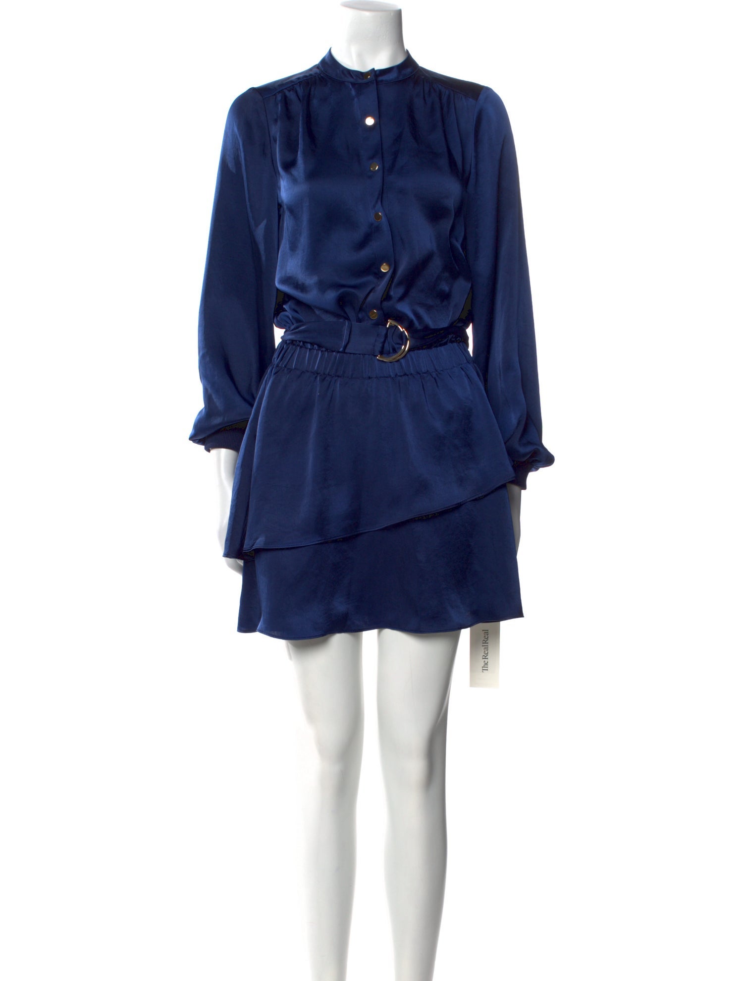 Ramy Brook Mock Neck Mini Dress